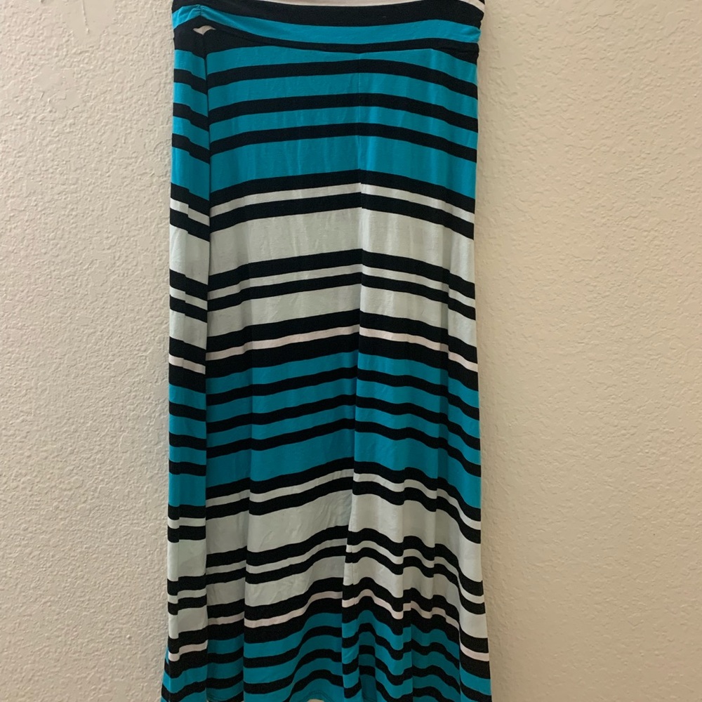 Long maxi skirt, small, stripes
